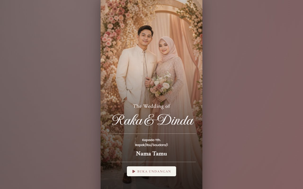 Raka & Dinda Wedding Invitation