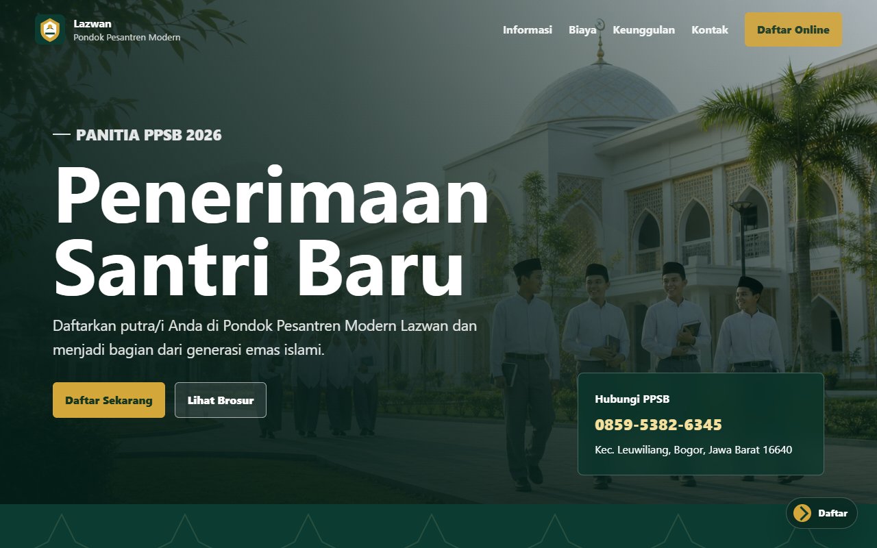 Penerimaan Santri Baru